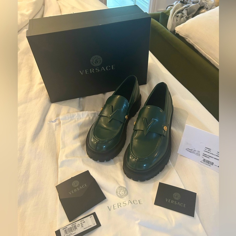Versace loafers lug sole men’s / unisex
